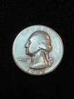 1942 (P) Washington Quarter 90% Silver  Fine