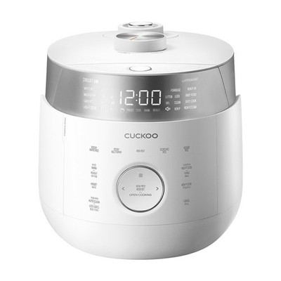 CUCKOO Twin Pressure Rice Cooker 6-Cup Uncooked / 12-Cup Cooked with Inductio...