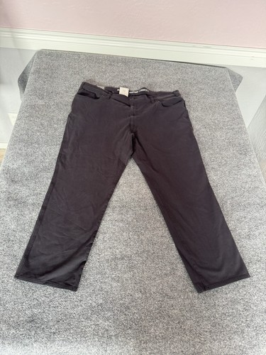 Haggar Active Flex Men's Black Big & Tall Classic-Fit Dress Pants Size 46W X 32L - Picture 3 of 14