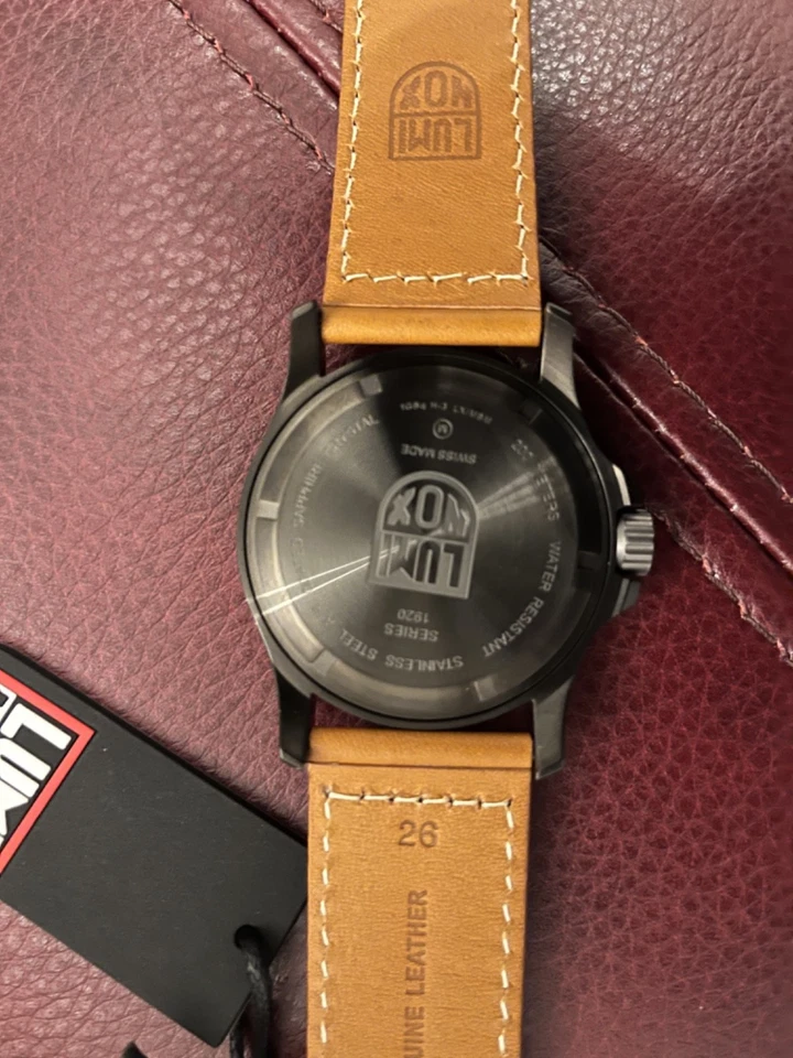 LUMINOX 1920 Atacama Field Quartz Watch 43mm Leather Strap (New in box, papers) - Image 4 of 4