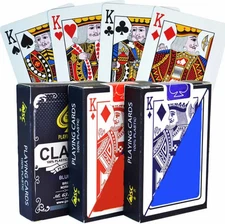 1 Set Classic Style Standard Index Plastic Playing Cards - Poker, Texas Hold'em