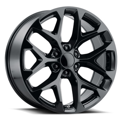 D-75155 Snowflake 22x9 6-139.7 et24 CB78.1 Gloss Black