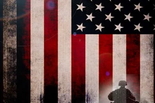 US MILITARY ARMY AIR FORCE SOLDIER STRETCHED CANVAS WALL ART READY TO HANG MC53