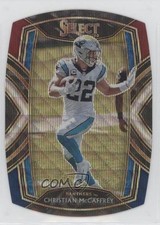 2020 Panini Select Club Level Tri-Color Prizm Die-Cut Christian McCaffrey 0nr3