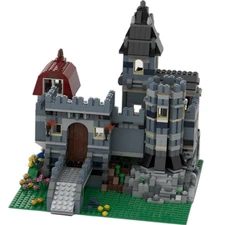 Compatible Alternate Build of Set 10218: Blue Castle Model 1184 Build Moc