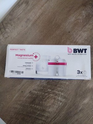BWT Magnesium Water Filter Cartridge 3-Pack 3x120L for Espresso Machines Mg2+