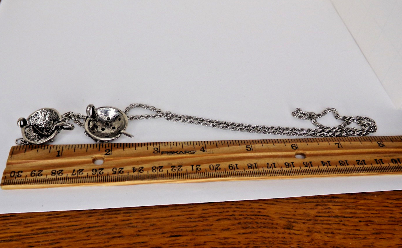 Pewter Celtic Dragonfly Diffuser Pendant Necklace… - image 4