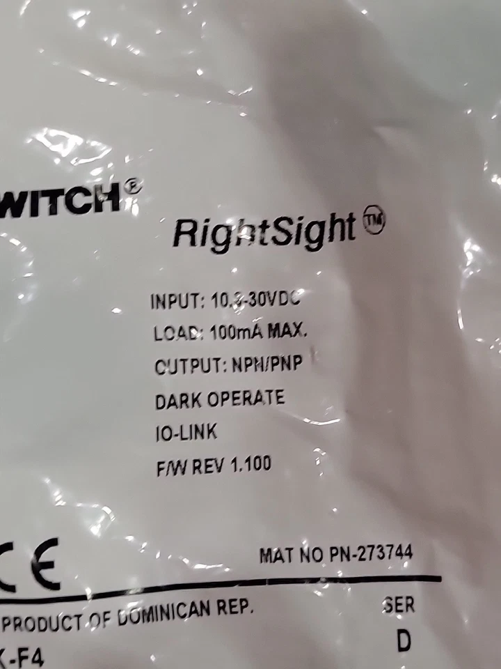 Allen-Bradley 42EF-D2KBAK-F4 Photoelectric Sensor 10.8-30VDC – New/Open Box - Image 2 of 4