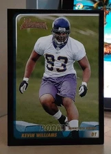 2003 Kevin Williams BOWMAN #118 Rookie MINNESOTA VIKINGS OKLAHOMA STATE COWBOYS