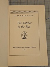 The Catcher in the Rye by J. D. Salinger, 1951 First BOMC Edition Hardcover