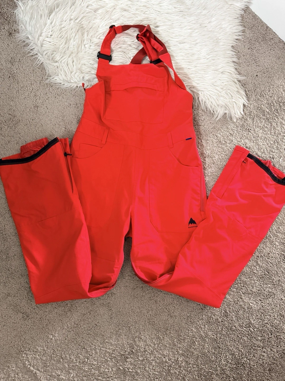 Burton Avalon Red Women’s Ski Bib Medium