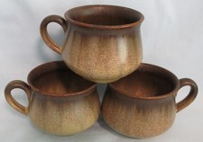 Denby Romany Brown Cups Only, Set of 3