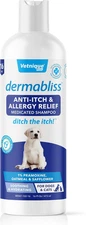 Vetnique Labs Dermabliss Dog Allergy and Itch Relief, Skin and Coat Health Suppl