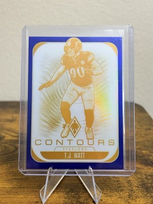 Panini 2025 Phoenix Contours Blue /199 T.J. Watt #27 Steelers