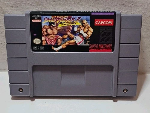 Street Fighter 2 Turbo  (Super Nintendo SNES, 1992)TESTED AUTHENTIC cartridge