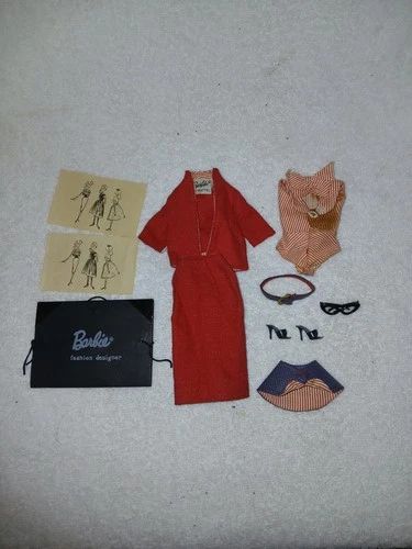 Vintage 1959 Barbie Clothes And Accessories