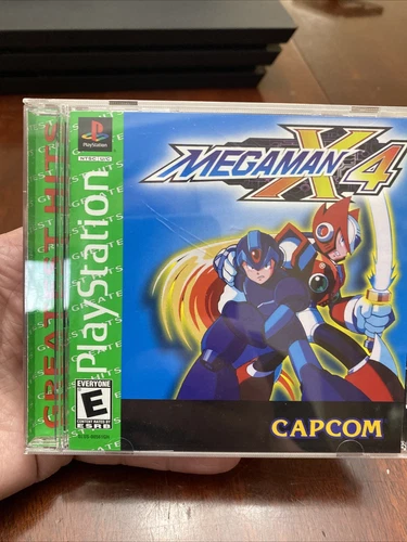 Mega Man X4 (Sony PlayStation 1, PS1, 1997) CIB, Authentic & Tested - Great Disk
