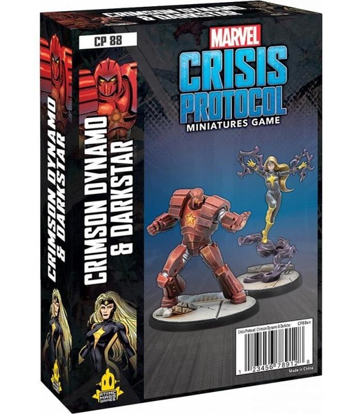 MARVEL CRISIS PROTOCOL: CRIMSON DYNAMO & DARKSTAR  - INGLES MCP