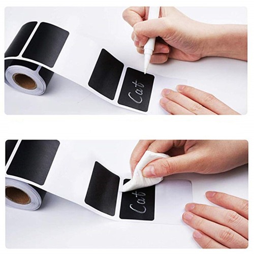 2 Pieces Chalkboard Label Stickers Labels Storage Bins Thank You - Picture 5 of 12
