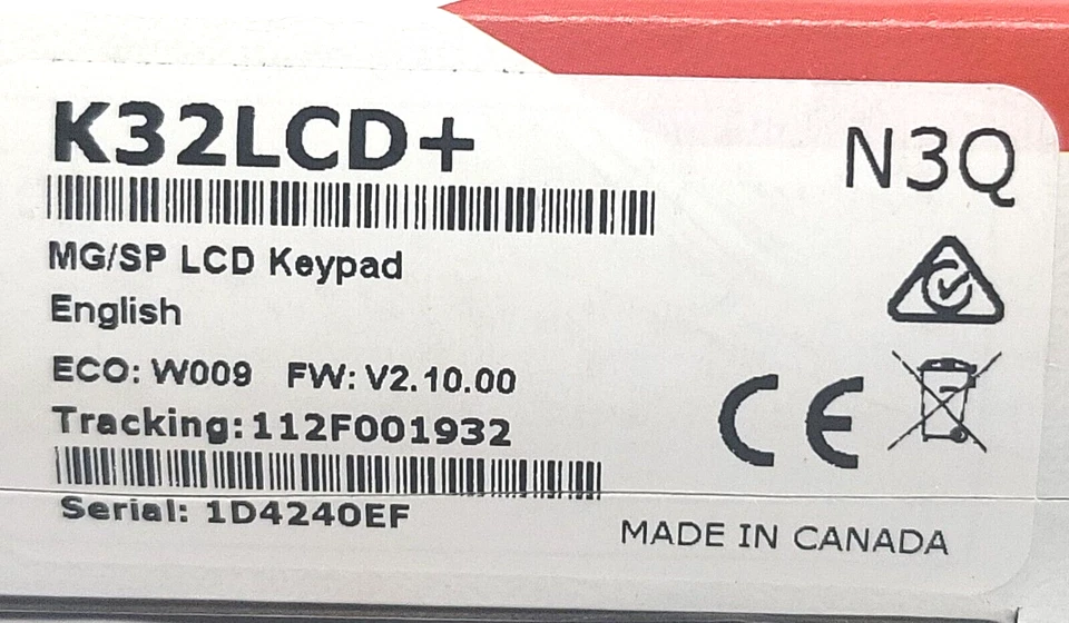 Paradox Spectra K32LCD+Character Hardwired LCD Keypad Module - Image 4 of 4