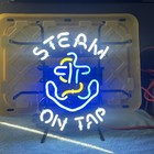 Anchor Brewing Beer Steam On Tap San Francisco 15”x 15” Neon Light Sign Lamp🍺⚓️