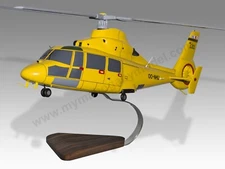 Airbus Eurocopter AS365N3 Dauphin 2 NHV Desk Wood Helicopter Model Small 1/48