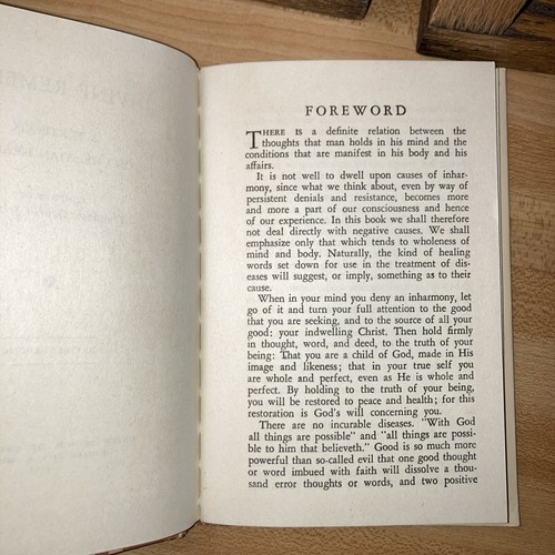 Divine Remedies A Textbook On Spiritual Healing 1944 Hardcover VTG Unity School - Picture 11 of 16