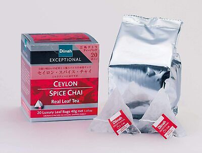 Buy 2 Packs Of 20 Dilmah Exceptional Ceylon Spice Chai | FREE SHIPPING | NEW AU