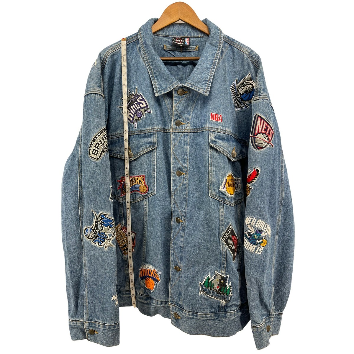 90's NBA SPURS Denim Jacket ウェンバンヤマ ダンカン 90´s NBA SPURS Denim Jacket ウェンバンヤマ ダンカン
