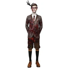Tombstone Abbey Lord Gravestone Zombie Gent Costume, Hunter, sizes Std & XL NWT