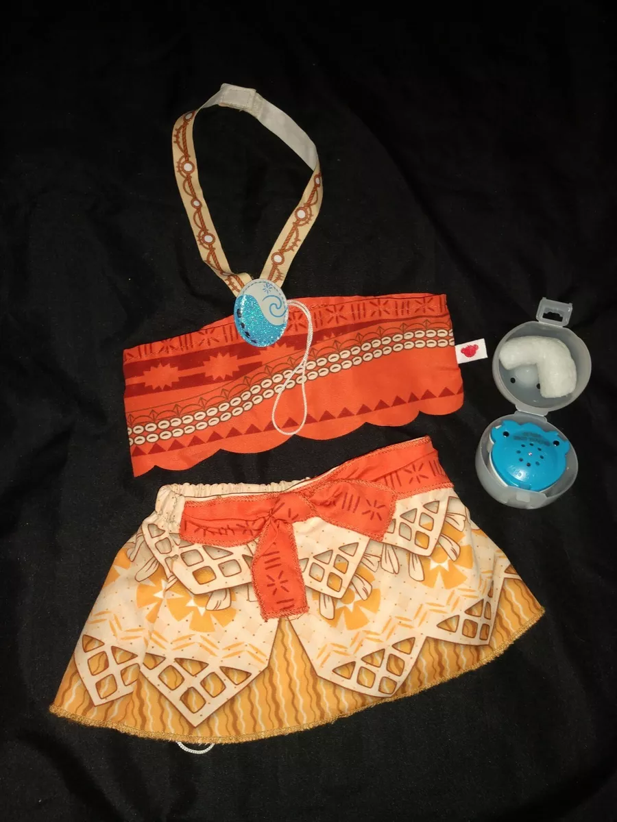 BUILD A BEAR BABW Clothes ~ Disney MOANA OUTFIT & SOUND BOX. B