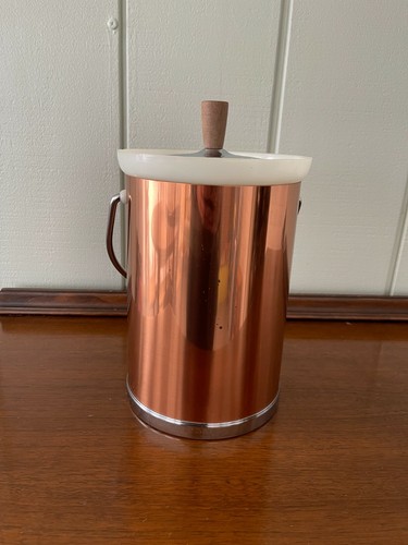 Vintage Kromex MCM Chrome Tall Ice Bucket with Handle - Imagen 2 de 5