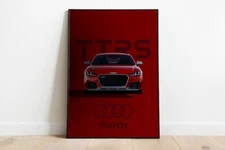 Audi TT RS Poster, Print, Wall Art | Iconic Car, Sports Car, Motorsport Art