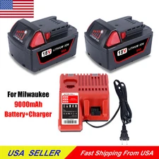 For Milwaukee for M18 18V 9.0AH Extended Lithium 48-11-1890 48-11-1880 / Charger