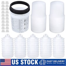 PPS Cups Disposable Paint Spray Gun Cup Liner...