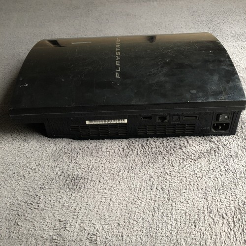 Sony PlayStation 3 PS3 CECHA01 Backwards Compatible w/ Power Cable YELLOW LIGHT - Picture 6 of 12