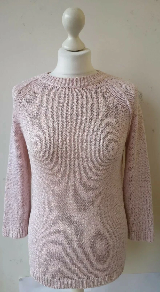 CONTEMPORAINE exclusivite simons JUMPER Petite SMALL UK10 pink