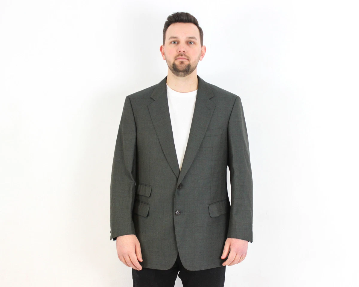 Blazer De Loisirs Pour Homme - Coupe Ajustée - Veste De Costume Pour Homme - Noir Et Lin - Boutonnière - Dos Nu - Paillettes - Noir - Smoking - 3 Te