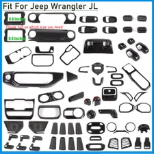 71pcs Interior Center Console GPS Decor Cover Trim Kit for Jeep Wrangler JL 2018