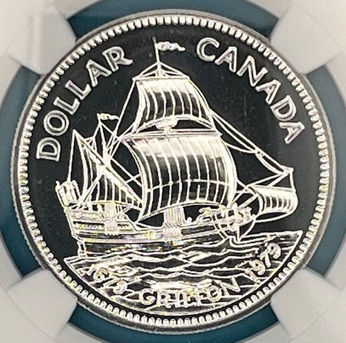 1979 Canada Griffon Tercentenary S$1 Loonie NGC SP 69 - Picture 2 of 4