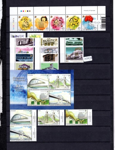 COLECCIÓN SINGAPUR 2000-2010 DE 380+ SELLOS COMO NUEVOS INDIVIDUALES, BLOQUES Y HOJAS - Imagen 15 de 18