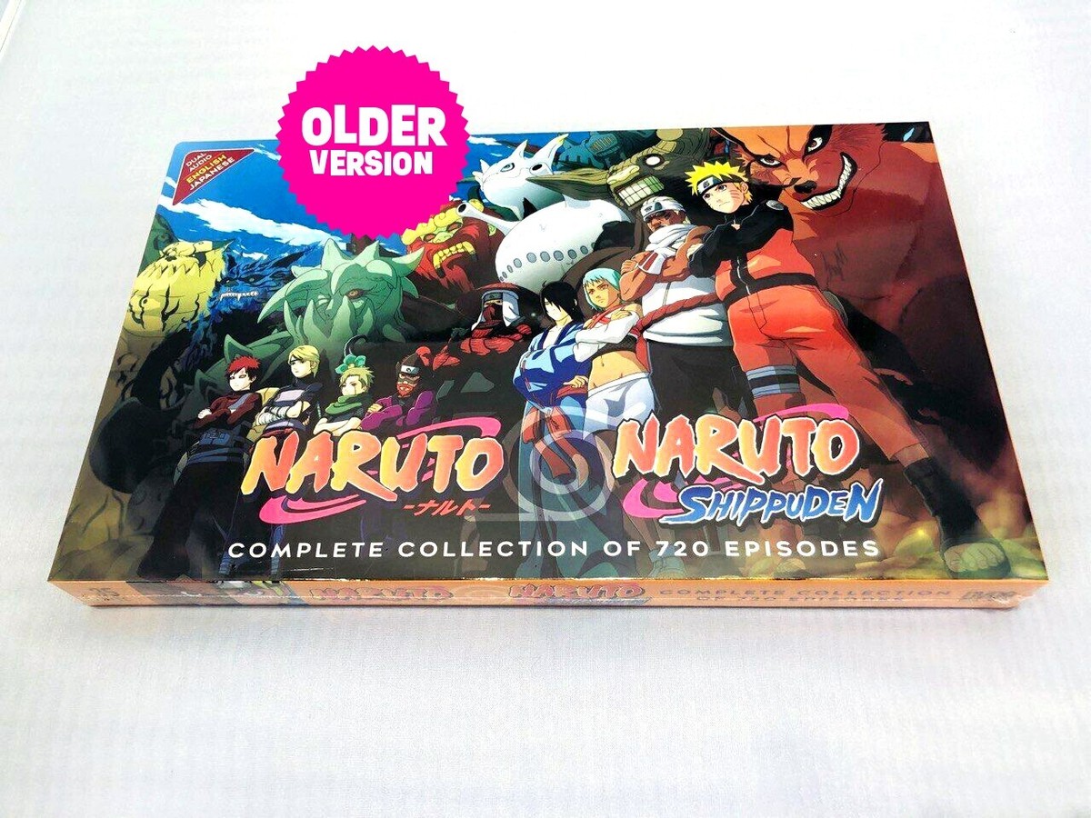 NARUTO DVDセット DVD Naruto Shippuden & Naruto Tv Series Complete 1-720 + 11 Movies