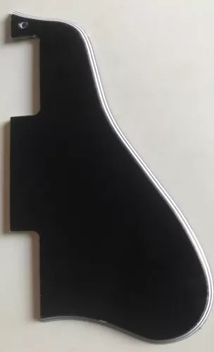 Short Fits Gibson ES 335 Guitar Pickguard Scratch Plate 5 Ply Black New