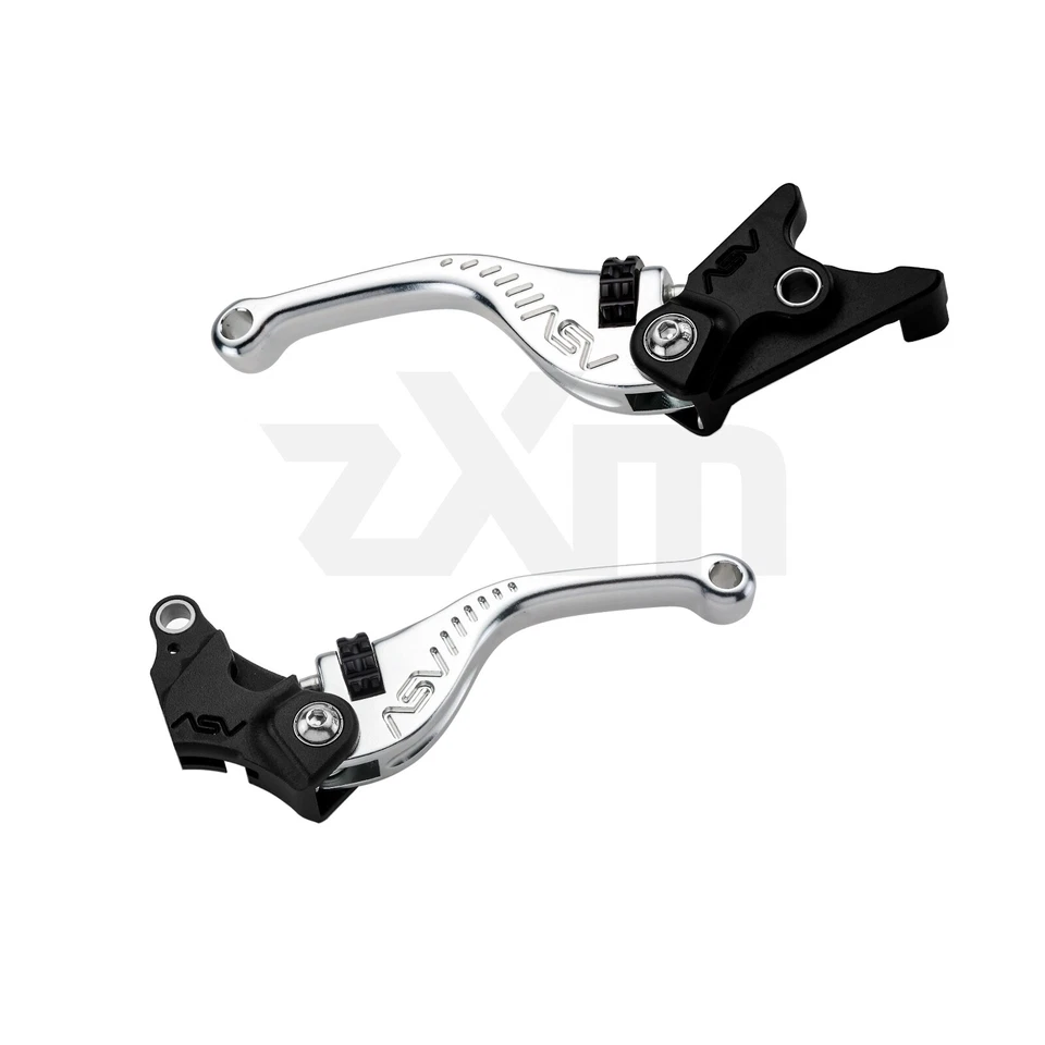 2009-2013 Ducati Monster 1100 /S/EVO ASV F3 Series Brake & Clutch Lever Silver - Image 2 of 4