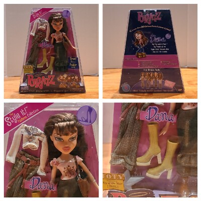 New! Vtg Bratz Dana Doll The Style It! 2003 Fashion Collection - Factory Sealed