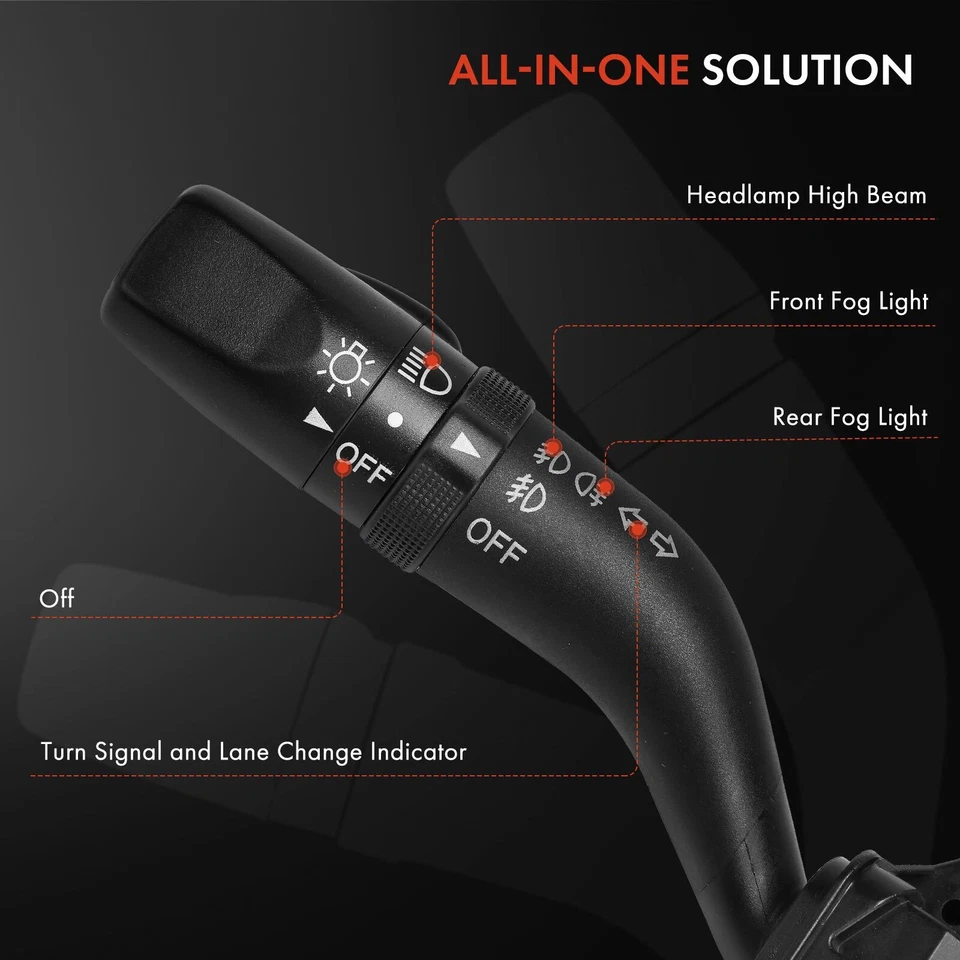 Interruptor de señal de giro con luces antiniebla para Mazda 6 2003-2008 CX-9 MX-5 Miata CX-7 RX-8 Foto 3 de 4