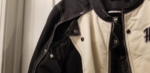 Harley Davidson Damen XL Riding Gear Motorradjacke mit durchgehendem Reißverschluss - Bild 9 von 14