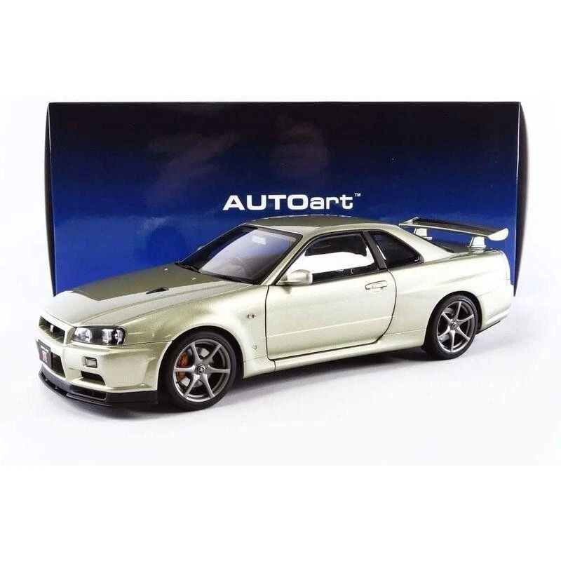 Autoart 1:18 Nissan Skyline GT-R (R34) V-Spec II Nür only Millenium Jade 77404