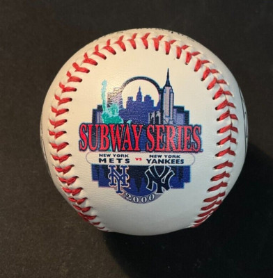 Yankees Mets Subway Series 2000 World Series Souvenir Collectible Baseball NEW