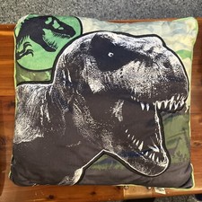Jurassic World Throw Pillow Dinosaur T-Rex Green T-rex Stuffed Throw Pillow 17